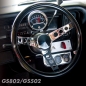 Preview: Drehzahlmesser Mooneyes 95mm Instrument Half-sweep Aufbau Tachometer Lenksäule