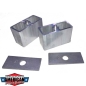 Preview: Lowering Block Kit 3" mit 2° Keilen Blattfeder Höher- / Tieferlegung Universal