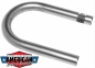 Preview: Rohrbogen 2,25" 57,1mm 180° Stahl Auspuffrohr U-förmig