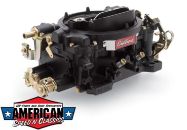 Edelbrock 14053 Vergaser 600CFM man. Choke schwarz Hot Rod Chevrolet Ford Mopar