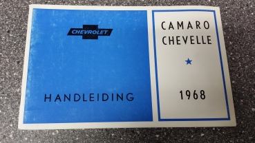 Wartungsheft Chevrolet 1968 Manuel d'entretien Französisch