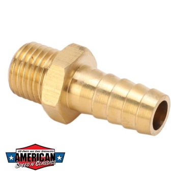 Benzinleitung Anschluss Nippel Schlauch Gerade 3/8" auf 3/8" 9.5mm