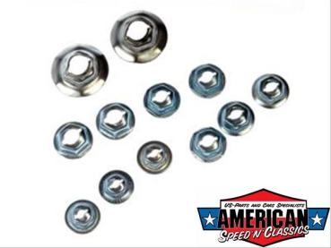 Preview: Blechmuttern Set 1/8, 3/16, 1/4, 5/32, 5/16