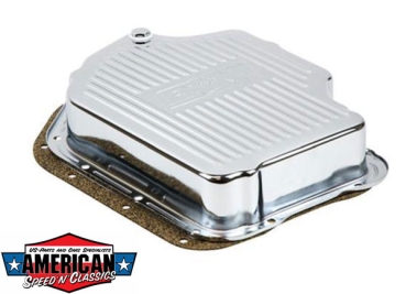 Preview: Transmission Oil Pan GM TH400 Chrome Deep Chevrolet Automatic Gasket Bolts B&M