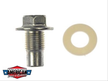 Ölablassschraube 1/2-20 1942-2006 Ölwannenschraube Motorölwanne mit Dichtung