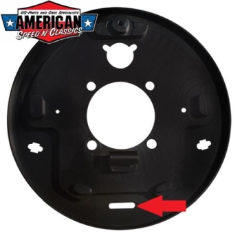 Preview: Bremsankerplatte Stopfen - Backing Plate Dust Hole Cover - Dorman 29000