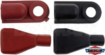 Preview: Batteriepol Schutzkappen US Car Batterie Pol - Battery Terminal Guards