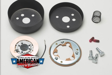 Grant - Steering Wheel Installation Kit, 3-Bolt Mount, Matte Black, Aluminum, Toyota, Chevy, Daihatsu, Kit