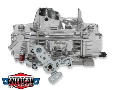Preview: Holley Vergaser 600 CFM Vacuum man. Choke 4166 Street Warrior Poliert 0-1850