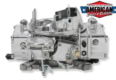 Preview: Holley Vergaser 600 CFM Vacuum man. Choke 4166 Street Warrior Poliert 0-1850