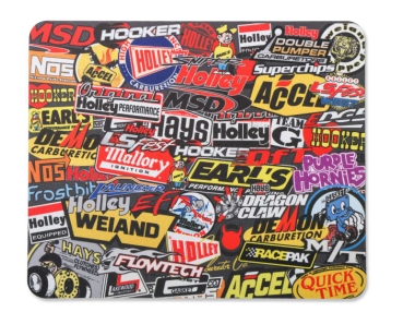 Mauspad Holley Stickerbomb Mousepad MSD Weiand Accel Earls Hays