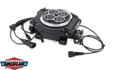 Preview: Holley Sniper EFI Einspritzanlage Kit Schwarz mit Benzinpumpe u. Display