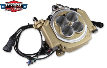 Preview: Holley Sniper EFI Einspritzanlage Classic Gold mit Benzinpumpe u. Display