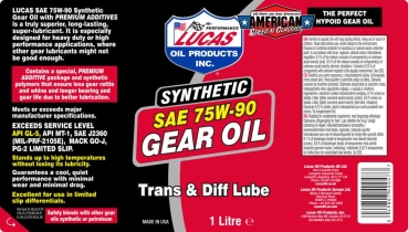Preview: Differential & Getriebeöl SAE 75W90 Lucas Oil 10047