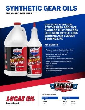 Preview: Differential & Getriebeöl SAE 75W90 Lucas Oil 10047