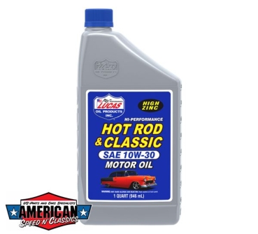 Motoröl SAE 10W-30 Lucas Oil Hot Rod & Classic Hoher Zink Anteil 1.0Ltr. 10687