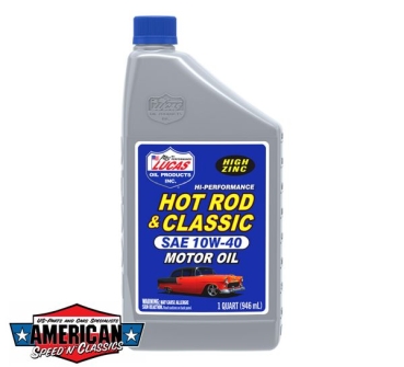 Motoröl SAE 10W-40 Lucas Oil Hot Rod & Classic Zink 1 Ltr. 10688