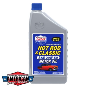 Motoröl SAE 20W-50 Lucas Oil Hot Rod & Classic Zink 1 Ltr. 10689
