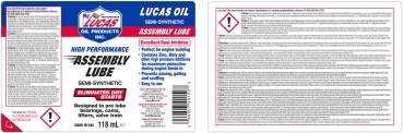 Preview: Engine Assembly Prelubes Lucas Oil Camshaft break-in 118ml