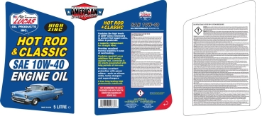 Preview: Motoröl SAE 10W-40 Lucas Oil Hot Rod & Classic Zink