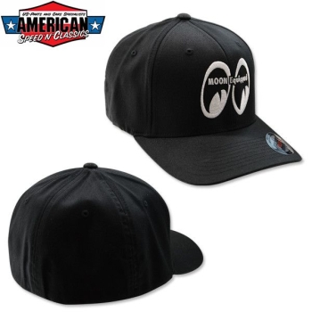 Preview: Mooneyes Equipped Baseball Cap Schwarz MQQN Gr. L-XL