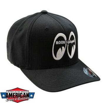 Preview: Mooneyes Equipped Baseball Cap Schwarz MQQN Gr. L-XL