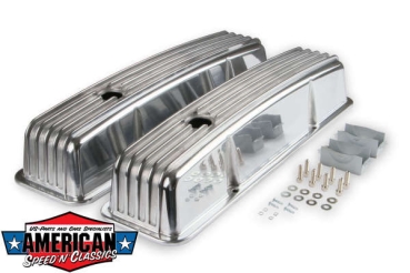 Ventildeckel Chevrolet 1958-86 283-400 Alu Finnen