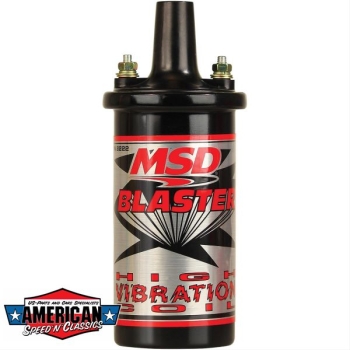 MSD Zündspule Blaster 3 Schwarz High Vibration Ignition Coil 45000V 8222