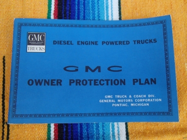 Owner Protection Plan Chevrolet 1967 Truck Serie53 Detroit Diesel