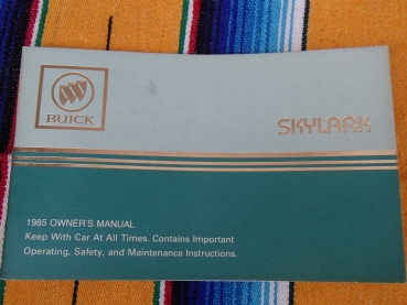 Betriebsanleitung Owners Manual 1978 Buick Skylark