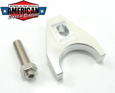 Preview: Verteilersicherung Alu Poliert Chevrolet V8 ab 1963 Distributor Hold-Down Clamp