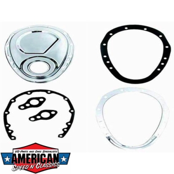 Preview: Steuerkettendeckel Chevrolet 283-350 Small Block Quick Change Timing Chain Cover