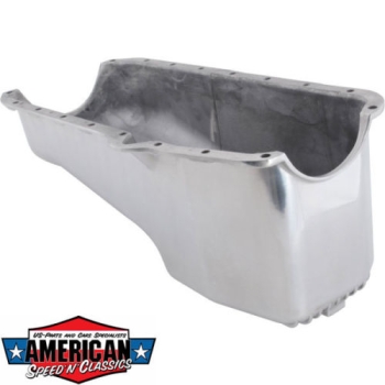 Preview: Ölwanne Chevrolet 1965-79 283-350 Aluminium Peilstab Fahrerseite