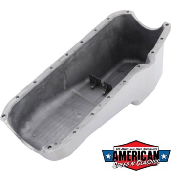 Preview: Ölwanne Chevrolet 1965-79 283-350 Aluminium Peilstab Fahrerseite