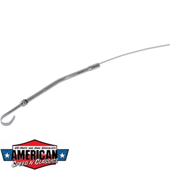 Preview: ​​Engine Oil Dipstick Pontiac 1965-79 389 403 Chrome Handle Tube RPC