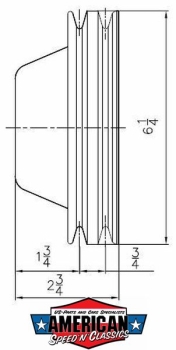 Preview: Water Pump Pulley 1969-85 Small Block Chevy 283-350 Long