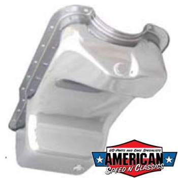 Preview: Ölwanne Chrom Ford 1980-1993 Small Block 289 302 Doppelsumpf Mustang