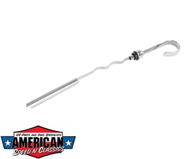 Preview: Ölpeilstab Mopar Big Block 383 426 440 Edelstahl Chrom Ölmessstab Ölstab RPC