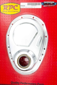 Preview: Steuerkettendeckel Chevrolet 283-350 Chrom Small Block Timing Gear Cover