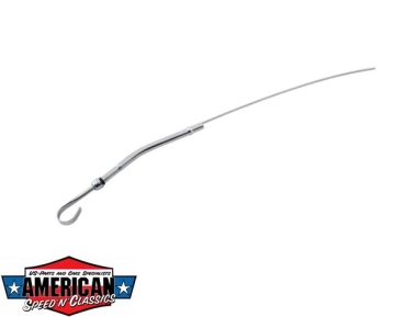 Preview: Ölpeilstab Chevrolet 1955-1979 283-350 Edelstahl Chrom Ölmessstab Ölstab RPC