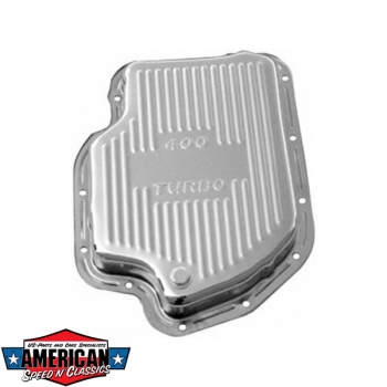 Preview: Getriebeölwanne TH400 Chrom inkl. Dichtung Chevrolet GM TH-400 Getriebe RPC R9121