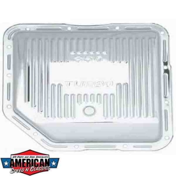 Preview: Getriebeölwanne TH350 Chrom inkl. Dichtung Chevrolet GM TH-350 Getriebe RPC R9122