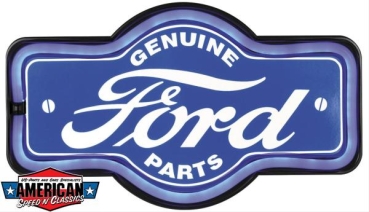 Leuchtschild Genuine FORD Parts Leuchtreklame Hot Rod Mustang