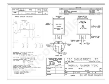 Preview: Flasher Relays 12V 3 Terminals 14Amp Thermal Turn Signal Flasher