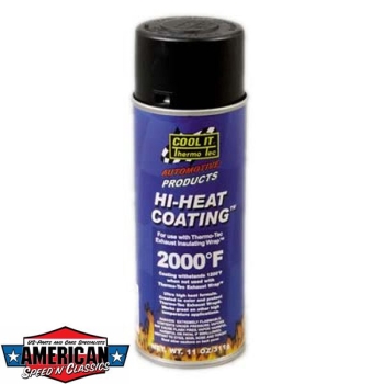 Hitzeschutzband Hi-Heat Spray Schwarz Krümmerlack Auspufflack Thermo-Tec 12001