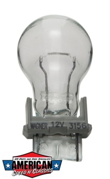 Preview: Bulb 1 Filament 27W 12V Clear 3156 Chevrolet GM Ford Mopar US Light