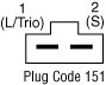 Preview: Alternator GM 1970-85 100Amp 12Uhr Buick Cadillac GMC