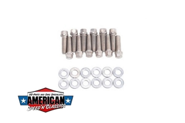 Ansaugspinnenschrauben Set AMC 290-401 V8 Edelbrock 8524