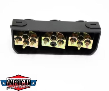 Preview: Zusatzsintrumente 3Fach Öl Volt Wasser 38mm Schwarz Kombiinstrument