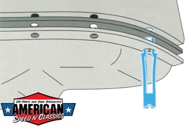 Preview: Einbauhilfe Ölwannendichtung 6mm Snap-Ups Gasket Alignment Tools